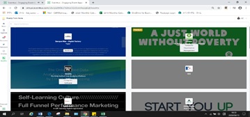 写真　EventtusによるオンラインStartups Expo（ジェトロ撮影）