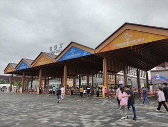 写真　首鋼園展示区の様子（ジェトロ撮影）
