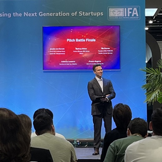 写真　IFA Nextピッチ・コンテストの様子（ジェトロ撮影）