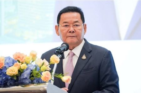 写真　FTA活用の重要性を述べるナピントーン商務副大臣（タイ商務省提供）