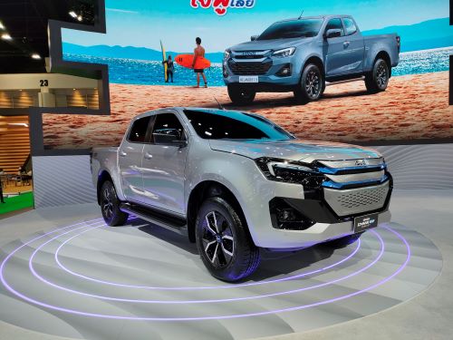 写真　いすゞの「D-MAX EV」（ジェトロ撮影）