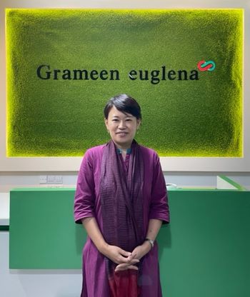 写真　グラミンユーグレナ共同最高経営責任者の大西志麻里氏（ジェトロ撮影）