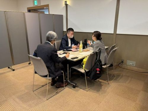 写真　幕張メッセでの商談会の様子（ジェトロ撮影）