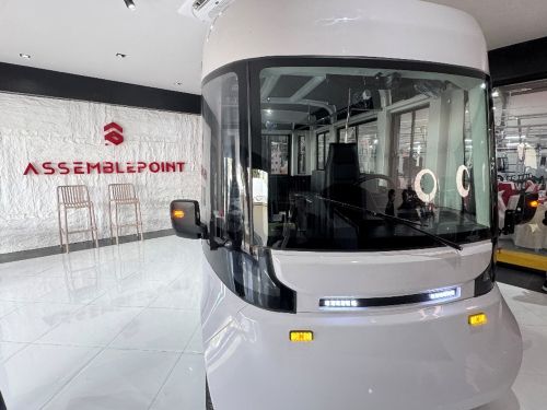 写真　同社の製造するEV（ジェトロ撮影）