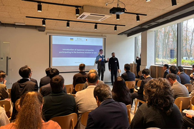 ウクライナへの官民ミッションの様子