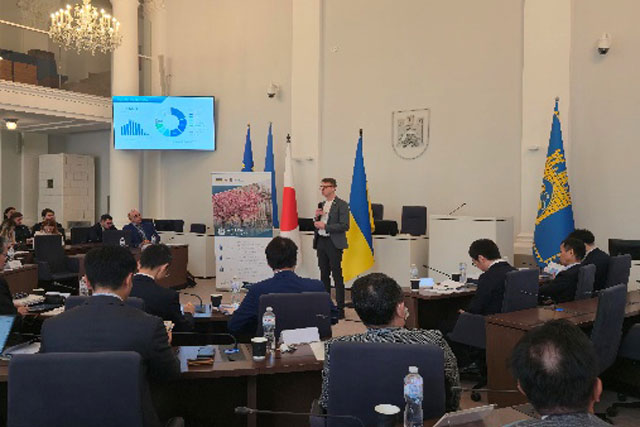 ウクライナへの官民ミッションの様子