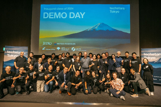 デモ・デイの集合写真(Techstars Tokyo提供)