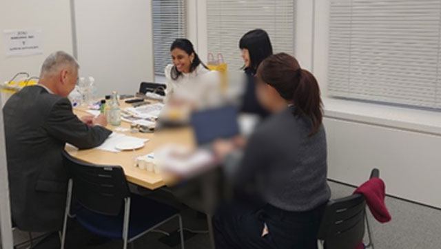 昨年度の商談風景