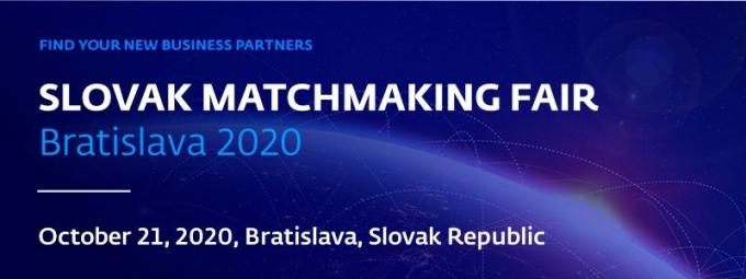 Slovak Matchmaking Fair Bratislava 2020 on October 21, 2020