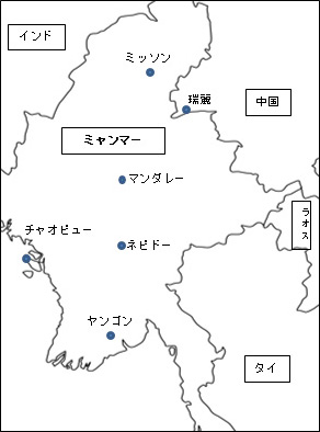 ミャンマー西部、ラカイン州にある港町チャオピューは、同国における『一帯一路』構想の最前線。2013年、中国雲南省瑞麗まで771キロに及ぶ天然ガス・パイプラインが開通した。