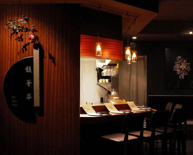 パートナーからオーダーメイドの看板や折敷の製作依頼を受けたサンフランシスコのレストラン