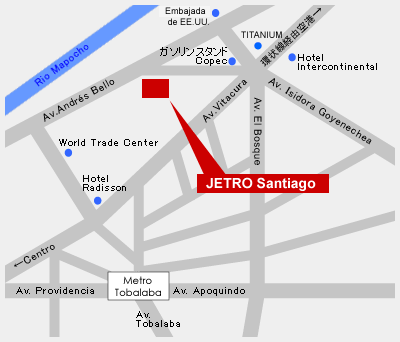 mapa JETRO Santiago