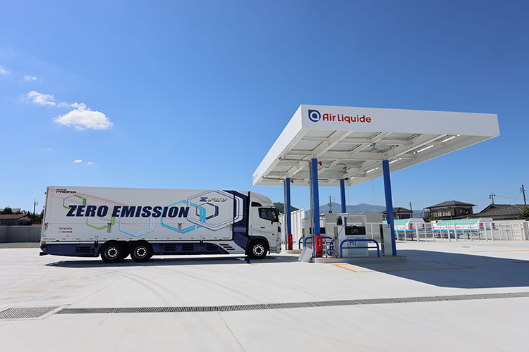 Air Liquide Japan's 24/7 hydrogen station in Motomiya City, Fukushima Prefecture