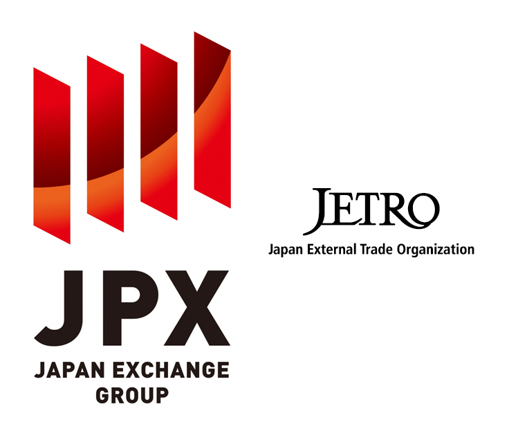 JPXロゴ、ジェトロロゴ