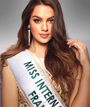 ミス・インターナショナル2021 フランス代表 Ms. Maya ALBERT(ミス・インターナショナル・フランス提供)