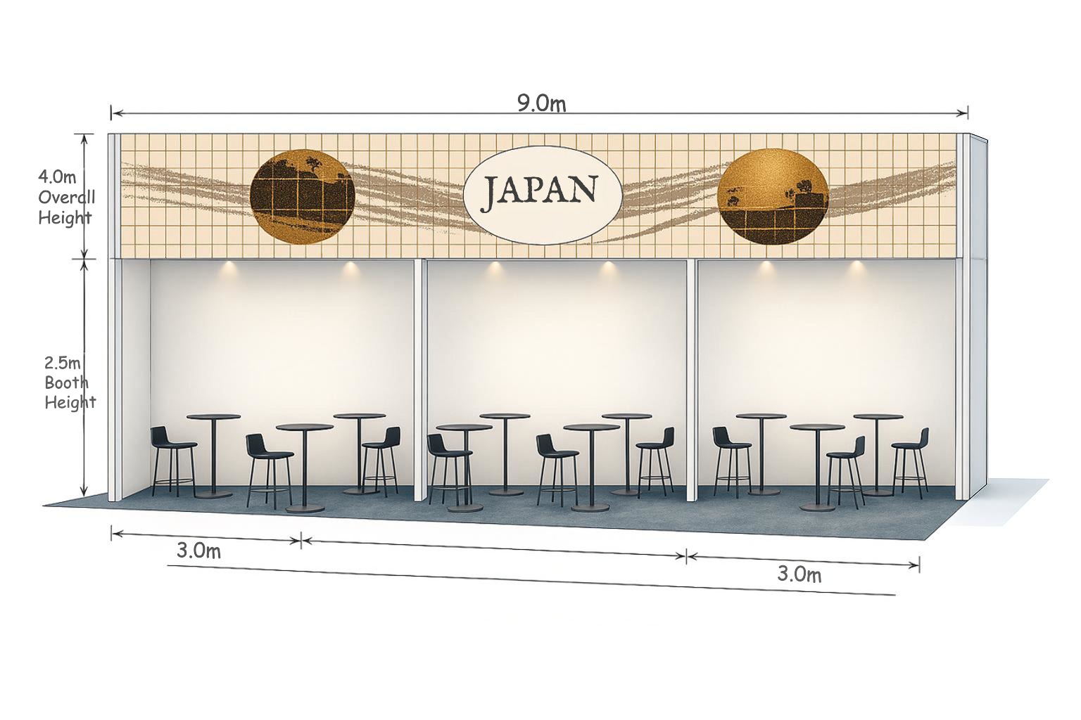 JETRO Booth Sample