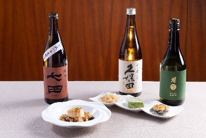 レストランプロモーションで実際に提供された日本酒と広東魚介料理のペアリングメニュー例3