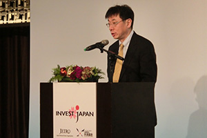 President Yasushi Akahoshi of JETRO