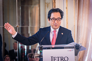 Keynote address: Hiroyuki Ishige, Chairman of JETRO