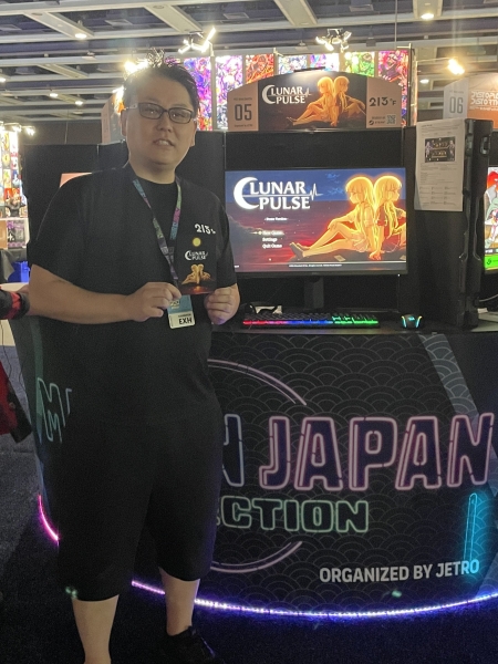 game dev yosuke shiokawa with lunar pulse