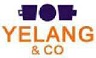 YELANG&CO（上段に陶磁器の形を表した紫色の図形があり、その下にYELANG & COと書いてある）