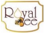 蜂蜜と蜂の絵を交えたRoyal beeの文字。
