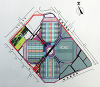 中国博覧会会展総合体の完成レイアウト