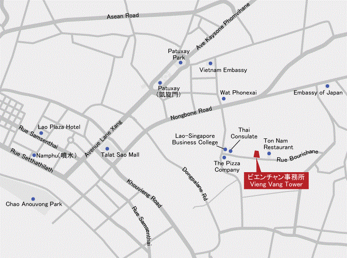 ビエンチャン事務所案内図