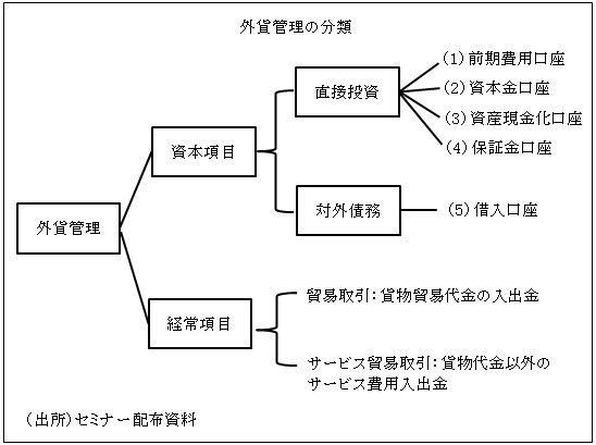 図　外貨管理の分類