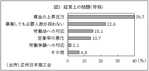 図3　経営上の問題（労務）