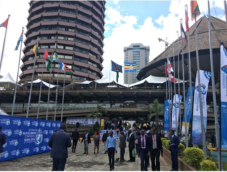 写真　会場となったケニヤッタ国際会議場（KICC）（ジェトロ撮影）