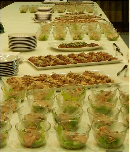 写真　試食会での和牛料理（ジェトロ撮影）