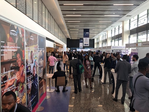 写真　アフリカテックサミット・キガリ2020の様子（ジェトロ撮影）