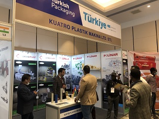 写真　トルコ企業ブース（ジェトロ撮影）