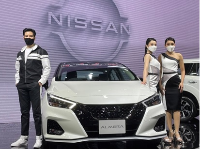 写真　日産のブース（ジェトロ撮影）