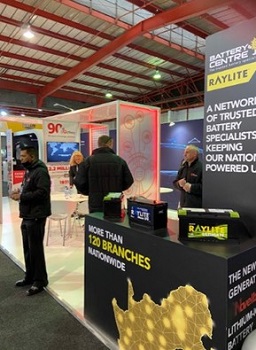 写真　ファーストナショナルバッテリーの展示ブース（ジェトロ撮影）