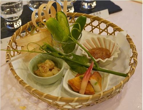 写真　鹿児島県食材を使った料理（日本台湾交流協会台北事務所提供）