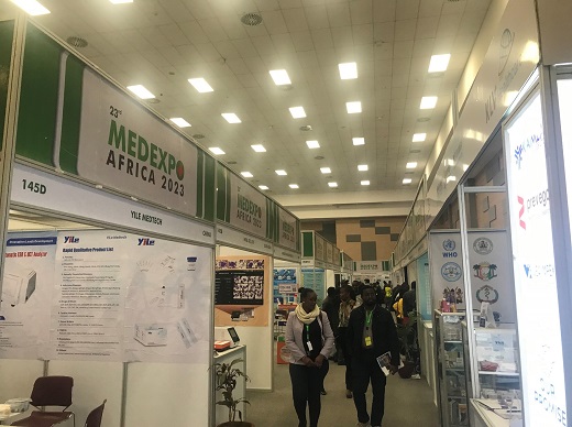 写真　MEDEXPO AFRICA会場の様子（ジェトロ撮影）