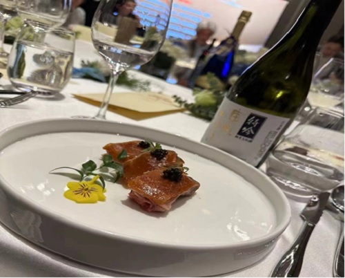 写真　ペアリングイベントで提供された中華料理（ジェトロ撮影）