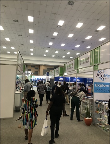 写真　MEDEXPO AFRICAの会場（ジェトロ撮影）