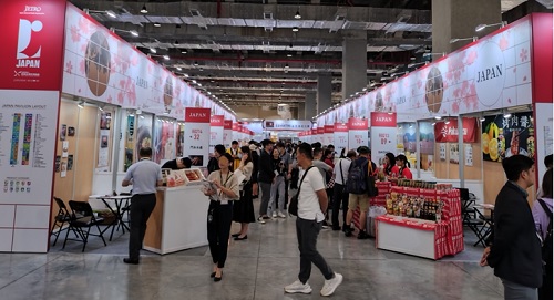 写真　FOOD TAIPEI 2024 でのジャパンパビリオン（日本台湾交流協会台北事務所提供）