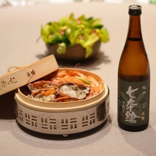 写真　ペアリングイベントで提供された海鮮料理（ジェトロ撮影）