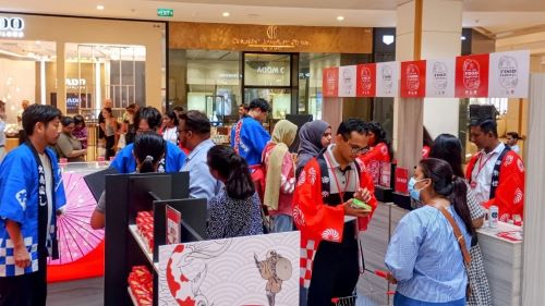 写真　にぎわうイベント会場（ジェトロ撮影）