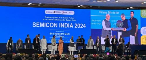 写真　「SEMICON India 2024」開会式の様子（ジェトロ撮影）