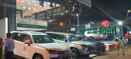 写真　トヨタ「レクサス」代理店ブース（9月20日、ジェトロ撮影）
