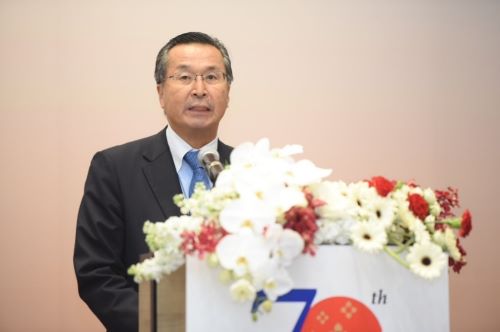 写真　石黒理事長（ジェトロ撮影）