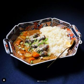写真　ベルリンカレーウイークでの提供メニュー（Tenzan lab.提供）