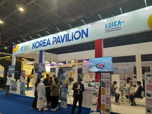 写真　韓国パビリオン（ジェトロ撮影）