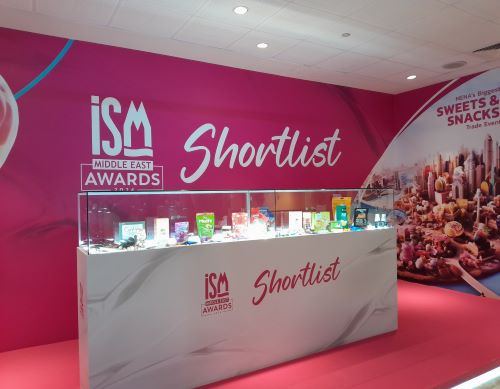 写真　ISM Middle East AWARDノミネート品展示（ジェトロ撮影）