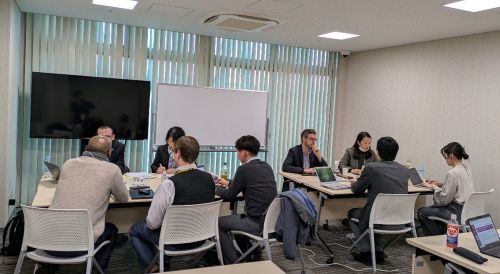 写真　ZET-summit2025での商談会（ジェトロ撮影）